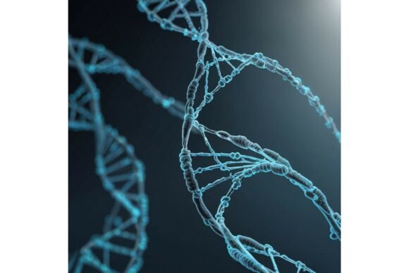 Download AI-Generated DNA Helix Design - Premium Resources