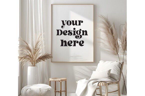 Download Frame Mockup, Wall Art Mockup 130 - Frame mockup Collection