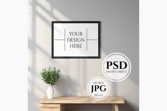 Download Landscape Frame Mockup, Wall Art Mockup - Frame mockup Collection